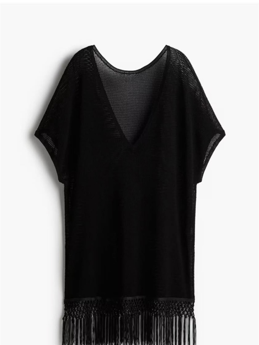 Black brand new h and m beach cover up xs/small